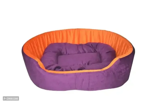 Furry Smile Luxury Soft Ethinic Beds Sofas  Chair With Pocket Haddi multicoloured  For Dog And Cat