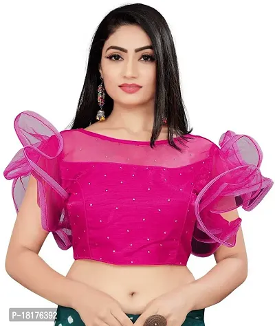 Reliable Satin Blend Stitched Blouses For Women