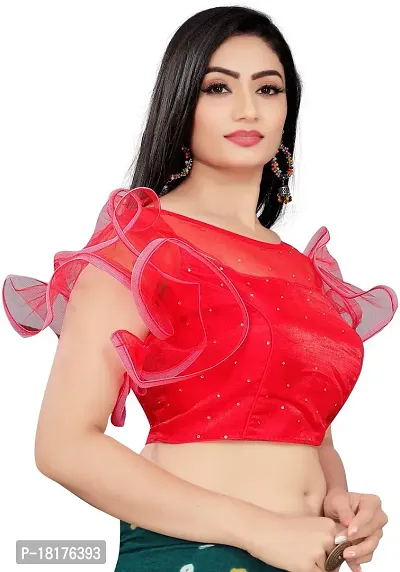 Reliable Satin Blend Stitched Blouses For Women-thumb3