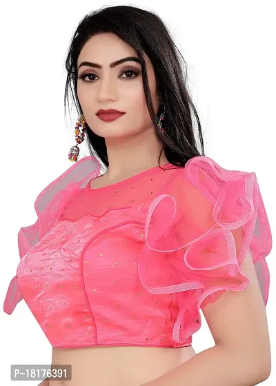 Reliable Satin Blend Stitched Blouses For Women-thumb3