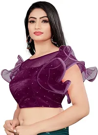 Reliable Satin Blend Stitched Blouses For Women-thumb3