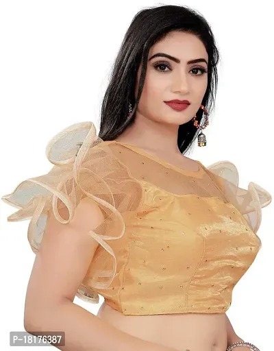 Reliable Satin Blend Stitched Blouses For Women-thumb2