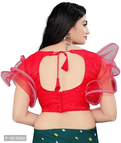 Reliable Satin Blend Stitched Blouses For Women-thumb2
