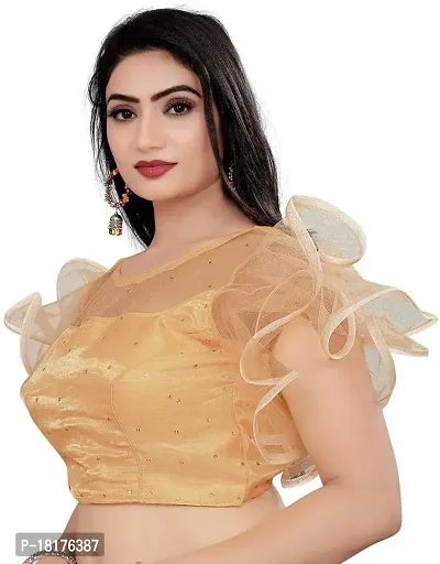 Reliable Satin Blend Stitched Blouses For Women-thumb3