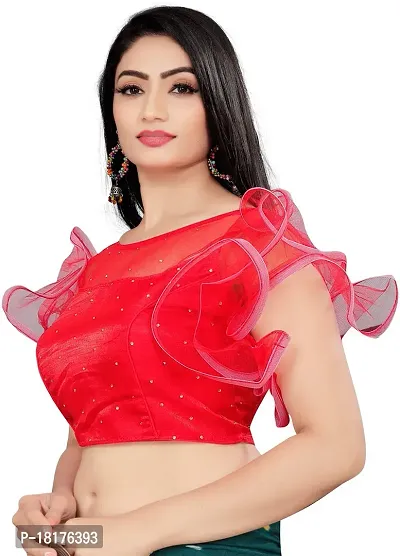 Reliable Satin Blend Stitched Blouses For Women-thumb4
