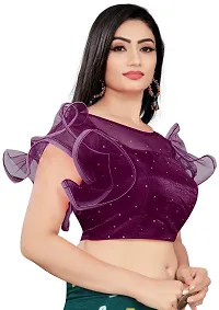 Reliable Satin Blend Stitched Blouses For Women-thumb2