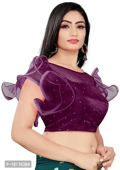 Reliable Satin Blend Stitched Blouses For Women-thumb3