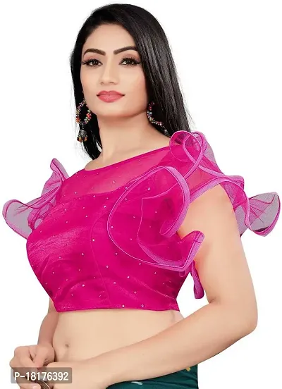 Reliable Satin Blend Stitched Blouses For Women-thumb2