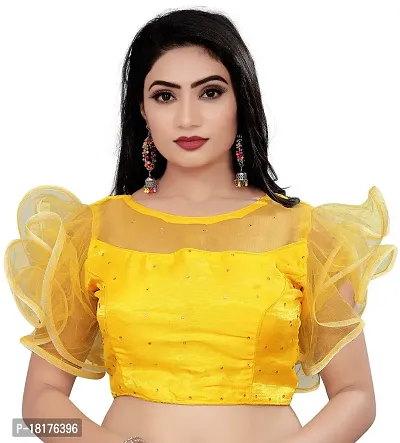 Reliable Satin Blend Stitched Blouses For Women-thumb0