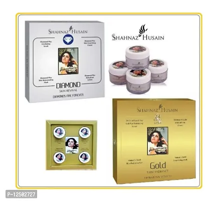 GOLD + DIAM SHAHNAZ FACIAL KIT