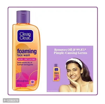 Clean AND Clear Foaming Facewash for Oily Skin,150ml _01-thumb0