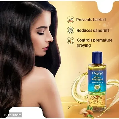 ON AND ON MAHA BRINGHA HAIR OIL 200ML PACK OF 1...