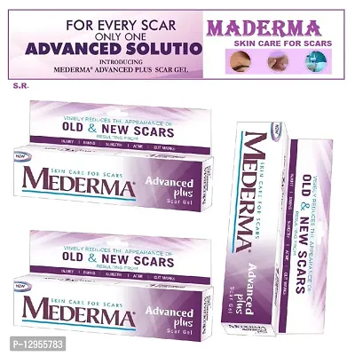 MADERMA ADVANCED PLUS SKIN CARE FOR SCARS FACE GEL 10G PACK OF 3