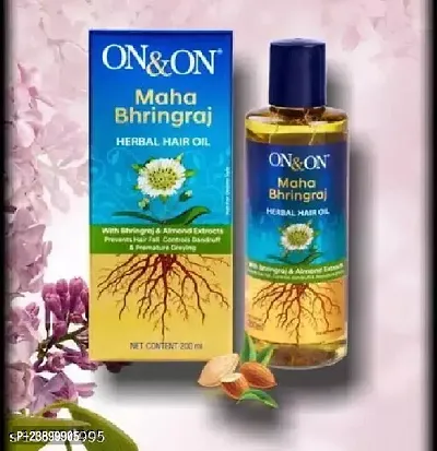 OnOn Maha Bhringraj Herbal Hair Oil 200 ml-thumb0