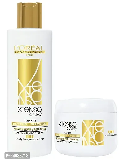 Xtenso Care Sulfate Free Shampoo 250Ml And Hair Masque 200Ml Combo For All Hair Types