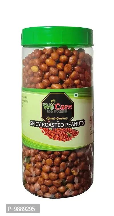 We Care Eco Products Kerala Special Spicy Roasted Peanuts   Roasted Groundnuts   500gm
