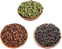 We Care Eco Products Whole Spices Combo Pack   45g Cardamom   45g Clove   75g Black Pepper   3 Spices Kerala Masala Pack-thumb1
