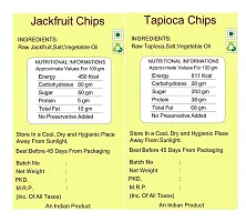 We Care Eco Products   Jackfruit Chips  Coconut Oil  and Tapioca Chips  Vegetable Oil    Kerala Special Homemade Chips    225g Each  Total 450g-thumb2