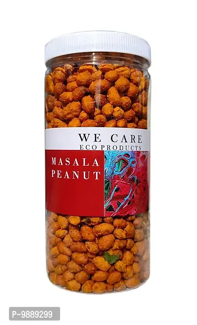 We Care Eco Products Roasted with Masala Coated Peanut Kerala Style Homemade  500g