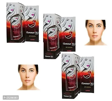 Tonner XL with moisturizer cream pack of 3