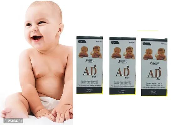 A D BABY MASSAGE OIL PACK OF 3