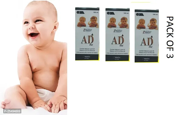 A D BABY MASSAGE OIL PACK OF 3