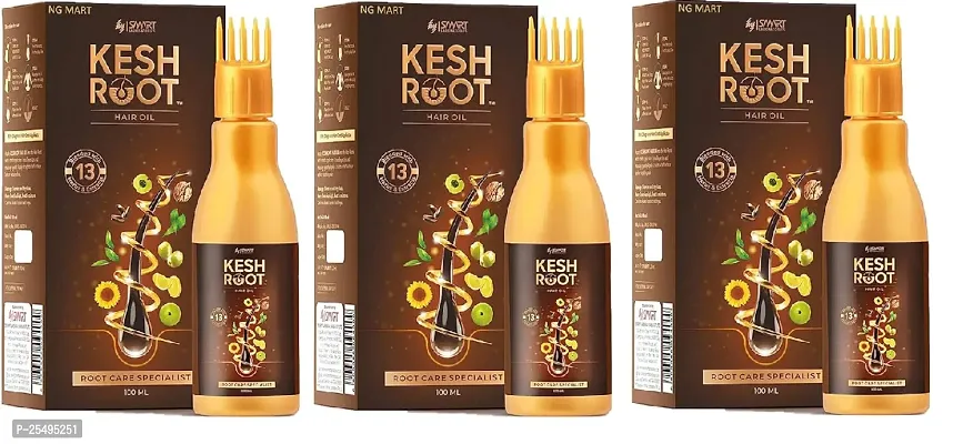 KESH ROOT HAIR OIL PACK OF 3