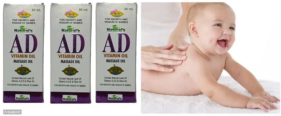 NETURAL 'S AD VITAMIN OIL MASSAGE OIL PACK OF 3-thumb0