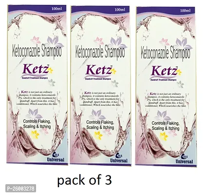 Ketz dandruff shampoo pack of 3