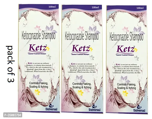 Ketz dandruff shampoo pack of 3-thumb0