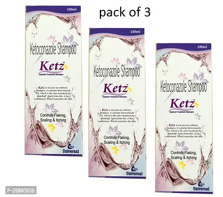 Ketz dandruff shampoo pack of 3