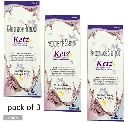 Ketz dandruff shampoo pack of 3