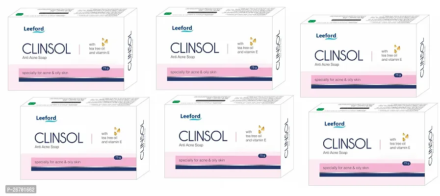 clinsol anti acne soap pack of 4