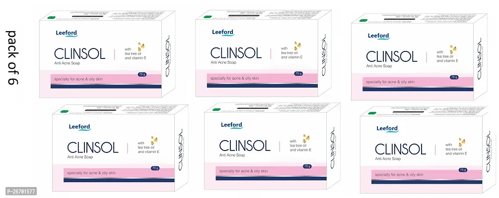 clinsol anti acne soap pack of 4