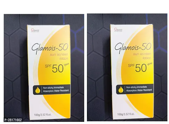 GLAMOI-50 SUN SCREEN LOTION SPF 55 PACK OF 2