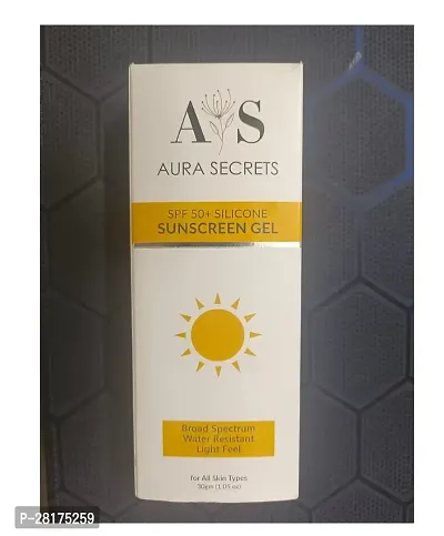 AURA SECRETS  SPF 50=SILICONE SUNSCREEN LOTION GEL-thumb0