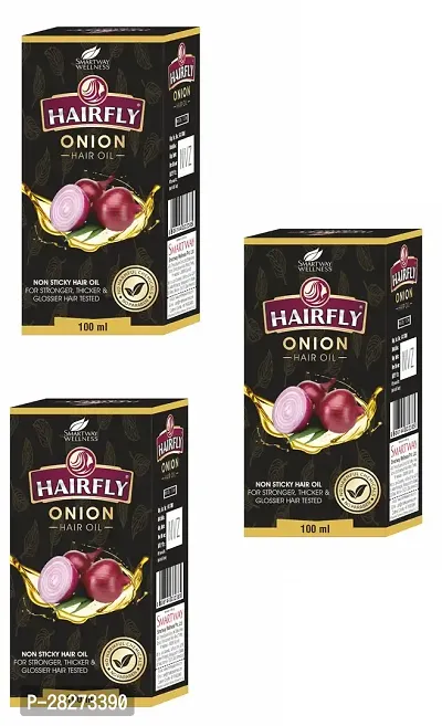 Hairfly Onion Hair Oil Pack Of 3