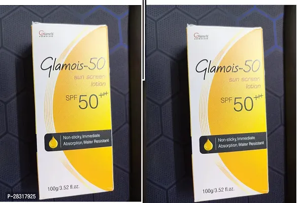 Glamois-50 Sun Screen Lotion - Pack of 2