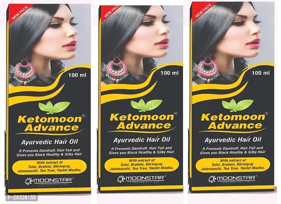 Ketomoon Advance Hair Oil - Pack of 3