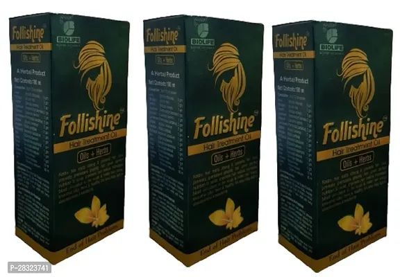 Follishine Hair Treatment Oil Pack of 3-thumb0