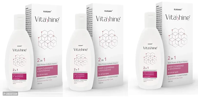 Vitashine 2 in 1 Deep Cleansing Shampoo Pack of 3-thumb0