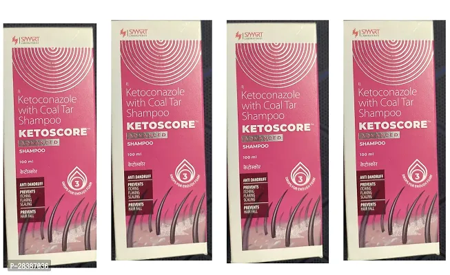 Ketoscore Advanced Shempoo Pack of 4
