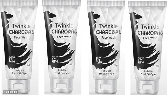 Twinkle Charcoal Face Wash Pack of 4-thumb0