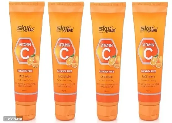 Skybar Vitamin C Paraben Free Face Wash Pack Of 4