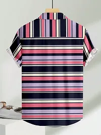 Men Regular, Super Slim Fit Striped Casual Shirt-thumb1