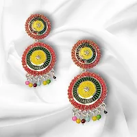 Rajasthani Style Earrings Jhumka Colorful-thumb2