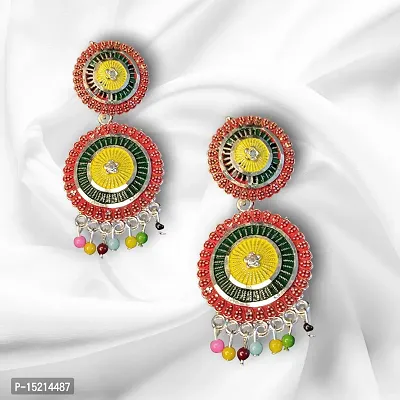 Rajasthani Style Earrings Jhumka Colorful-thumb3