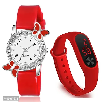Unisex Kids Digital Touch LED Silicone Band Watch