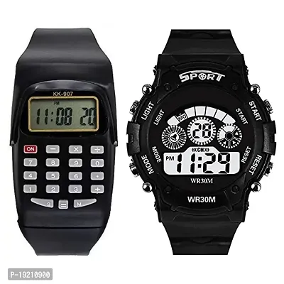 PUTHAK  Multi Function Sports Digital and Calculator Combo Kids Watch for Boys  Girls