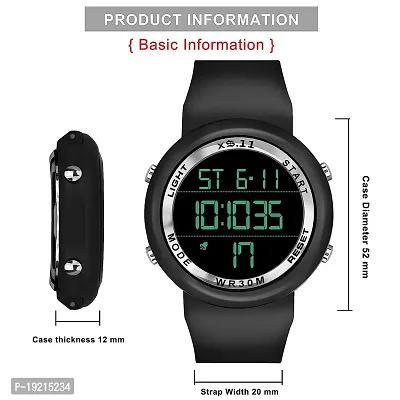 PUTHAK  Multi Function Day and Date Alarm Kids Digital Sports Watch for Boys  Girls-thumb5